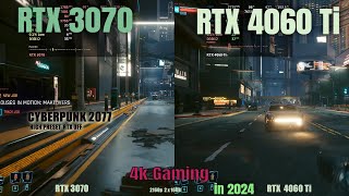 RTX 3070 vs 4060 Ti Which One is Better for 4K Gaming [upl. by Yeroc477]