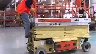 Scissor Aerial Lift Training JLG ES [upl. by Tihor]