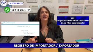 Registro Importador Exportador 2024 [upl. by Atteiram]