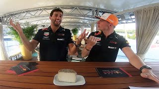 Do Max Verstappen and Daniel Ricciardo know their CHEESE 🧀 [upl. by Yeca429]