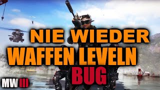 HEFTIGER BUG😱 NIE WIEDER WAFFEN LEVELN MW3 ZOMBIE☢️ [upl. by Ijat]