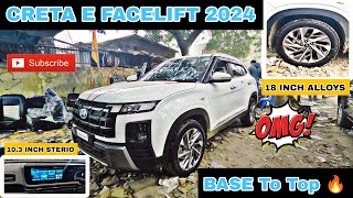 NEW CRETA E FACELIFT MODIFIED✅CRETA FACELIFT BASE TO TOP✅CRETA FACELIFT ACCESSORIES✅cretafacelift [upl. by Kahle511]