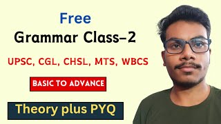 Free Grammar Class 2 for all competitive exams  Basic to Advance Grammar by Sourav Das [upl. by Carpio953]