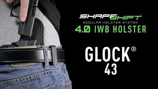 Best Glock 43 IWB Holster for Concealment  Alien Gear Holsters [upl. by Liddle877]