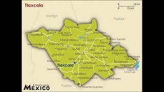 map of Tlaxcala  Mexico [upl. by Fridell]