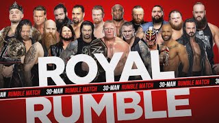 WWE Royal Rumble 2020 30 Man Royal Rumble Match  WWE 2K20 [upl. by Cheung]