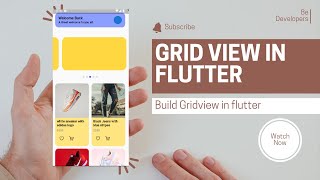 How to create GridView in flutter with any no of column  Build Gridview in flutter with example [upl. by Schaab]