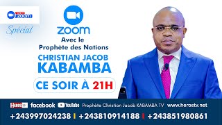 SPECIAL SOIREE ZOOM DIASPORA 08012024 AVEC PROPHETE DES NATIONS CHRISTIAN JACOB KABAMBA [upl. by Dualc112]