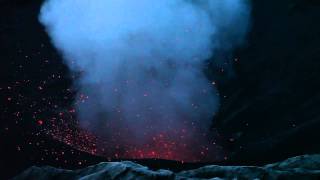 Powerful strombolian explosions in crater of Bromo Volcano 201011 eruption [upl. by Moynahan169]