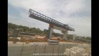 LG Erection Live MAHSR C5 Pandya Vadodara [upl. by Atiras229]