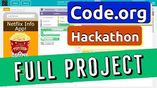 Codeorg Hackathon Project App Tutorial  Netflix App of Awesomeness  Answer Tutorial  Unit 6 CSP [upl. by Atiner2]