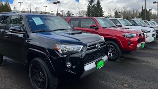 2024 Toyota 4Runners 6000 dollars off not selling tons sitting on the lots [upl. by Orelu]