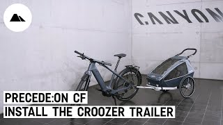 How to install the Croozer trailer to your PrecedeON [upl. by Dante67]