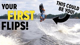 Learning Your First Wakeboard Flip [upl. by Akeme]