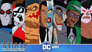 Classic Super Villains  Batman The Animated Series MEGA Compilation  dckids [upl. by Nongim]