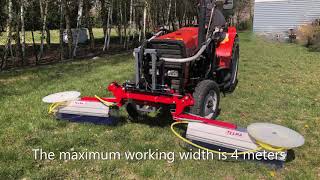 Belka Herbicydowa Sadownicza TELMA  Herbicide Sprayer For Orchards [upl. by Annaya]