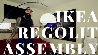 IKEA Regolit Light Unbox and Assembly Tutorial [upl. by Asseniv357]