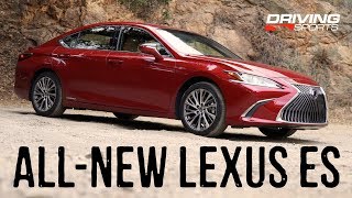 2019 Lexus ES 300h Hybrid Luxury Sedan Hits the Canyon Roads Full Review [upl. by Umeko]