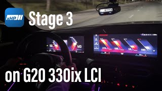 BMW G20 330ix LCI xHP Stage 3 Pulls and Sound [upl. by Geminian]