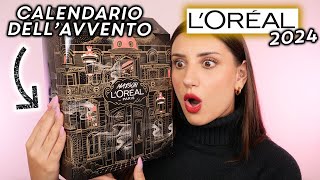 CALENDARIO DELLAVVENTO LOREAL PARIS 2024 🎁 [upl. by Wylde]