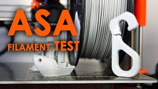 UV resistent alternative to ABS  Plastika Trček ASA filament REVIEW [upl. by Tallbot]