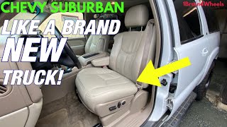 How to Replace Chevy Suburban  Tahoe GMC Cadillac amp Hummer Seat Covers  Heaters [upl. by Mikes]