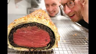 Is this the Best Beef Wellington in the World Food Busker  John Quilter [upl. by Drarreg]