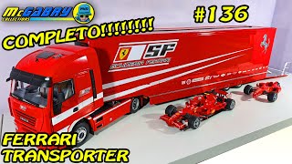 COSTRUISCI IL MODELLINO FERRARI TRANSPORTER CENTAURIA N136 MODELLINO COMPLETATOUNBOXING EDICOLA [upl. by Ahsitil]