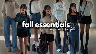 fall wardrobe essentials 🍁 my musthaves for the perfect fall wardrobe [upl. by Bronder]