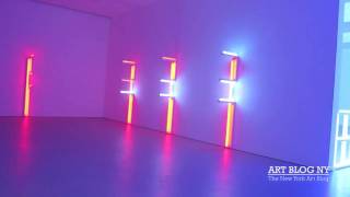 Dan Flavin at David Zwirner Gallery Fall 2009 [upl. by Marilyn185]