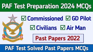 Paf test preparation 2024  PAF test Past Papers 2022  Paf Initial test Online preparation 2024 [upl. by Tilda]