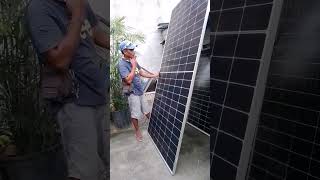 Sunova solar panel 580w laki Pala nanliit 200w Kong panel [upl. by Mitchiner]