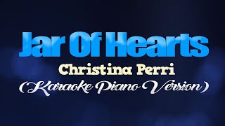 JAR OF HEARTS  Christina Perri KARAOKE PIANO VERSION [upl. by Silyhp]