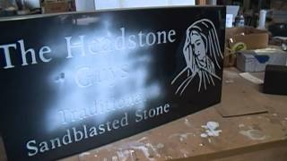 SECRET to RePainting a Black Traditional Headstone Grave Marker [upl. by Yrrum291]