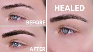 Microblading Experience  Before amp After  10 Day Healing Process [upl. by Wiener]