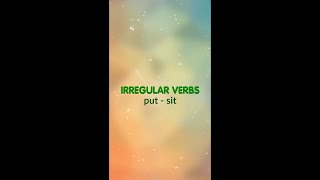 Learn irregular verb with the best song 4  Shorts [upl. by Gerhardt]