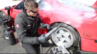 How to Wash your car in Winter Ferrari F40 [upl. by Asikal]