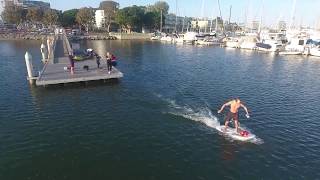 DIY Electric Hydrofoil Part 11  Test Ride 1 Fail [upl. by Irish451]