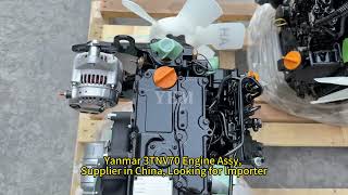 For Yanmar 3TNV70 Engine Assy [upl. by Cychosz]