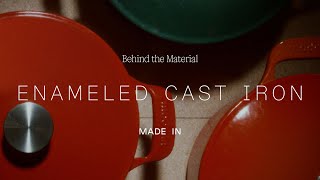 Behind The Material Enameled Cast Iron  Made In Cookware [upl. by Imef]