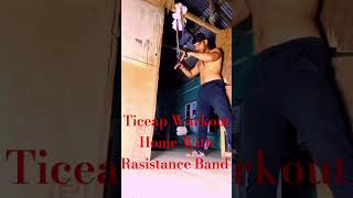 Ticeap Warkout Home With Rasistance Band motivation [upl. by Eidissac]