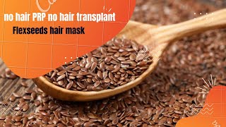 Flaxseeds gel Hair Mask For hair growth For Hairfall 🌱 [upl. by Ellehsyt507]