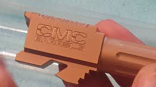 CMC Glock 17 Performance Barrel Bronze TiCN for Gen 3 amp 4 [upl. by Viridissa370]