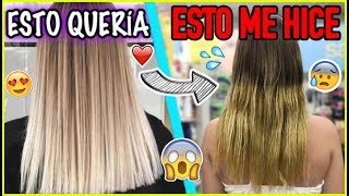 ¡CASI ME QUEDO CALVA POR HACERME ESTO EN EL PELO Mi cambio de look  Lulu99 [upl. by Ajnotal]