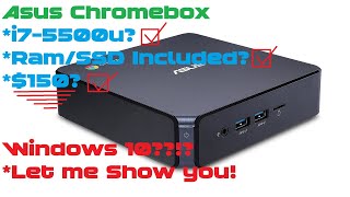 How To Guide for Installing Windows 10 on an Asus Chromebox 2 CN62 [upl. by Crutcher833]