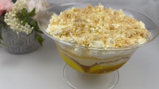 Perfect festive limoncello trifle — is easy to make is creamy mouth watering and super delicious [upl. by Nahtaj944]