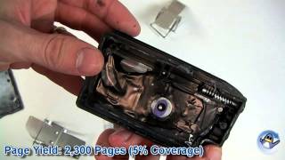 Inside HP 950XL Black Ink Cartridge CN045AE [upl. by Relyhcs989]