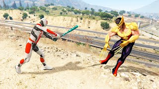 GTA 5 SPIDERMAN REALLY HITS THE HEROES HARD AMAZING FALLS Falls Ragdolls Moments Ep180 [upl. by Adila]