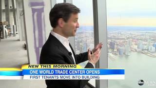 One World Trade Center Opens 1st Tenants Move In [upl. by Atiugal]