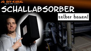 DIY Schallabsorber Akustikpaneel  einfach selber machen Schallschutz CNC fräsen [upl. by Eitra315]